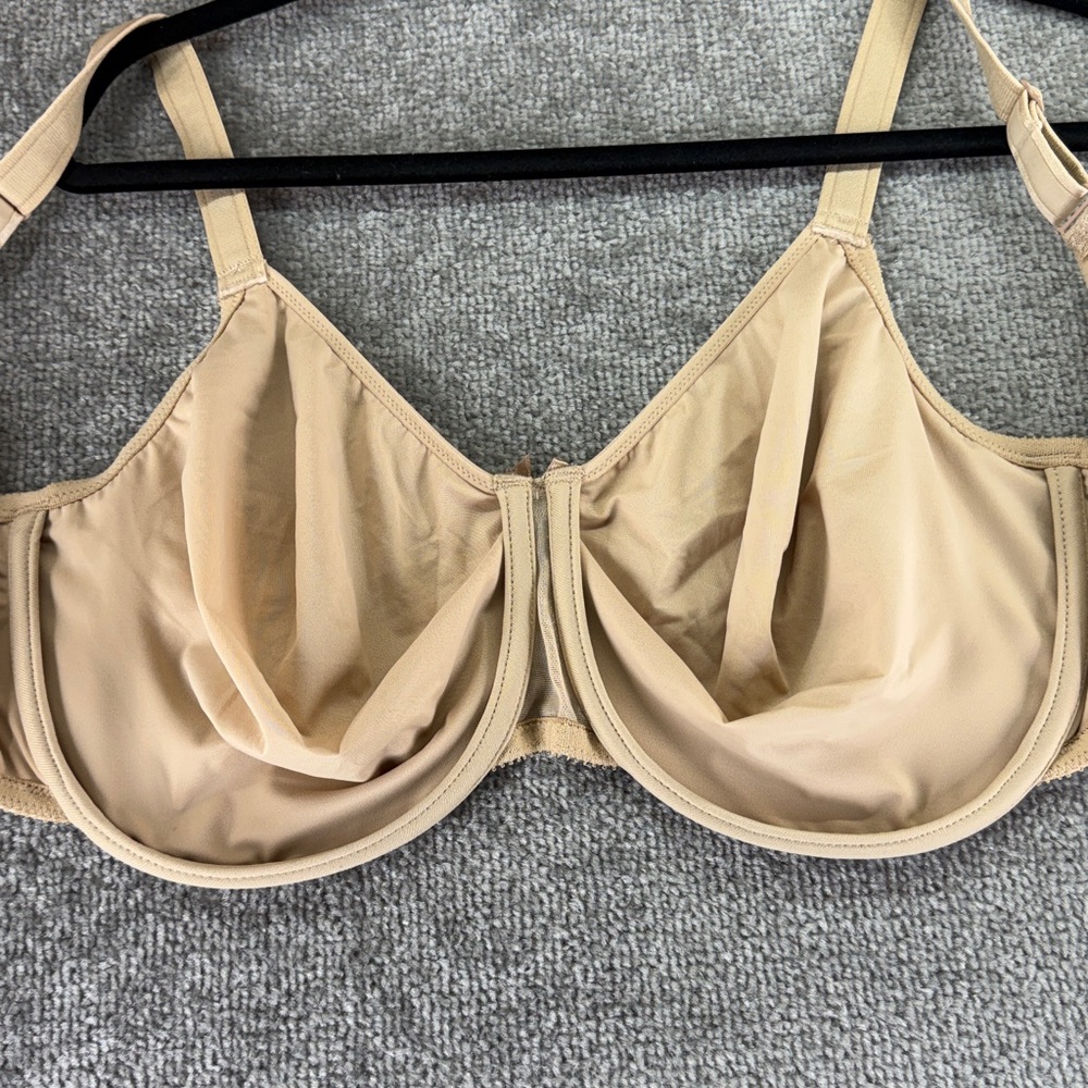 Chantelle Beige TanLace Bra 38H 38 H Underwire No Padding - Picture 7 of 10